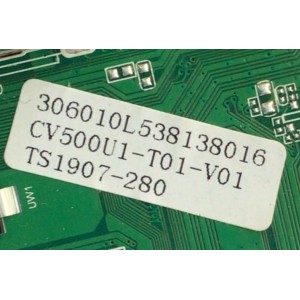 MAIN FUENTE (COMBO) PARA TV SANSUI / NUMERO DE PARTE LDD.M538.B138 / SMT5019U1T081AS / SMT5019U1B041AH / 306010L538138016 / CV500U1-T01-V01 / SMX5019USM / PBA5019U6 / CTM19193M2814 / 131.2183 / MODELO SMX5019USM